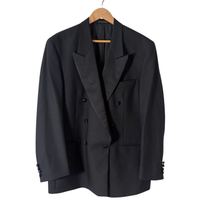 Anthony Squires Mens  Size L Suit Jacket Black  