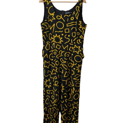 Dangerfield Womens  Size 14 Jumpsuit Black  / Yellow 