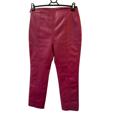  Womens Size 12/14 Straight Leg Pants Pink  