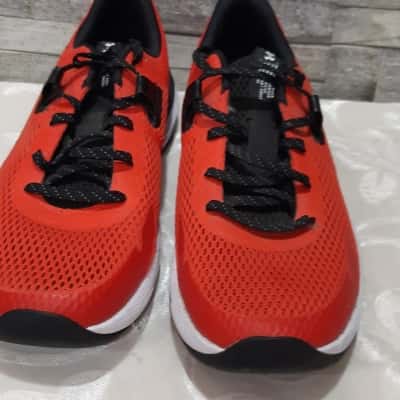 Under Armour Project Rock Mens Size 12 Trainers Black  / Red / White 
