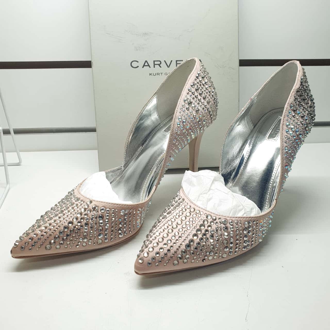 carvela sparkly heels