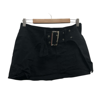 White Fox Womens  Size M Mini Skirt Black  