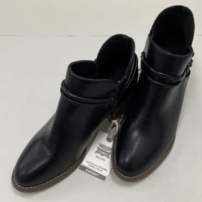 Brand New - Rivers Womens Short Ankle Boots - Size 9 - Black  