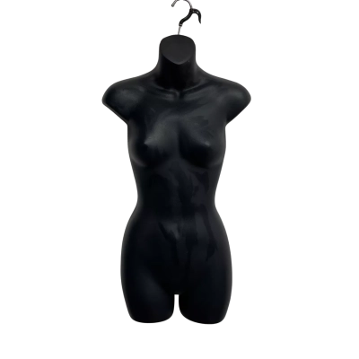 womens torso mannequin black