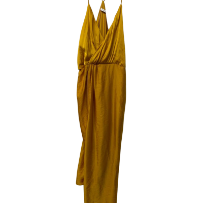 Women’s Sheike Size 12 Formal Dress Yellow 