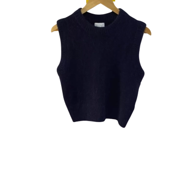 BNWT Seed Womens  Size XS Sweater Vest Navy RRP $129.95