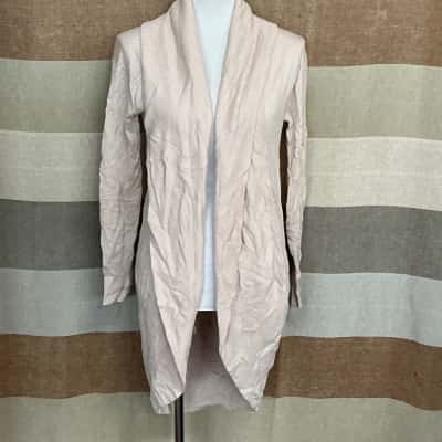 Witchery Womens  Size XXS Longline Cardigan Beige 