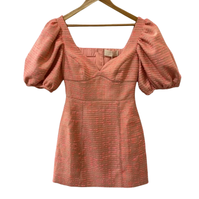 Keepsake the Label Womens  Size M Mini Dress Neon Pink/Pink