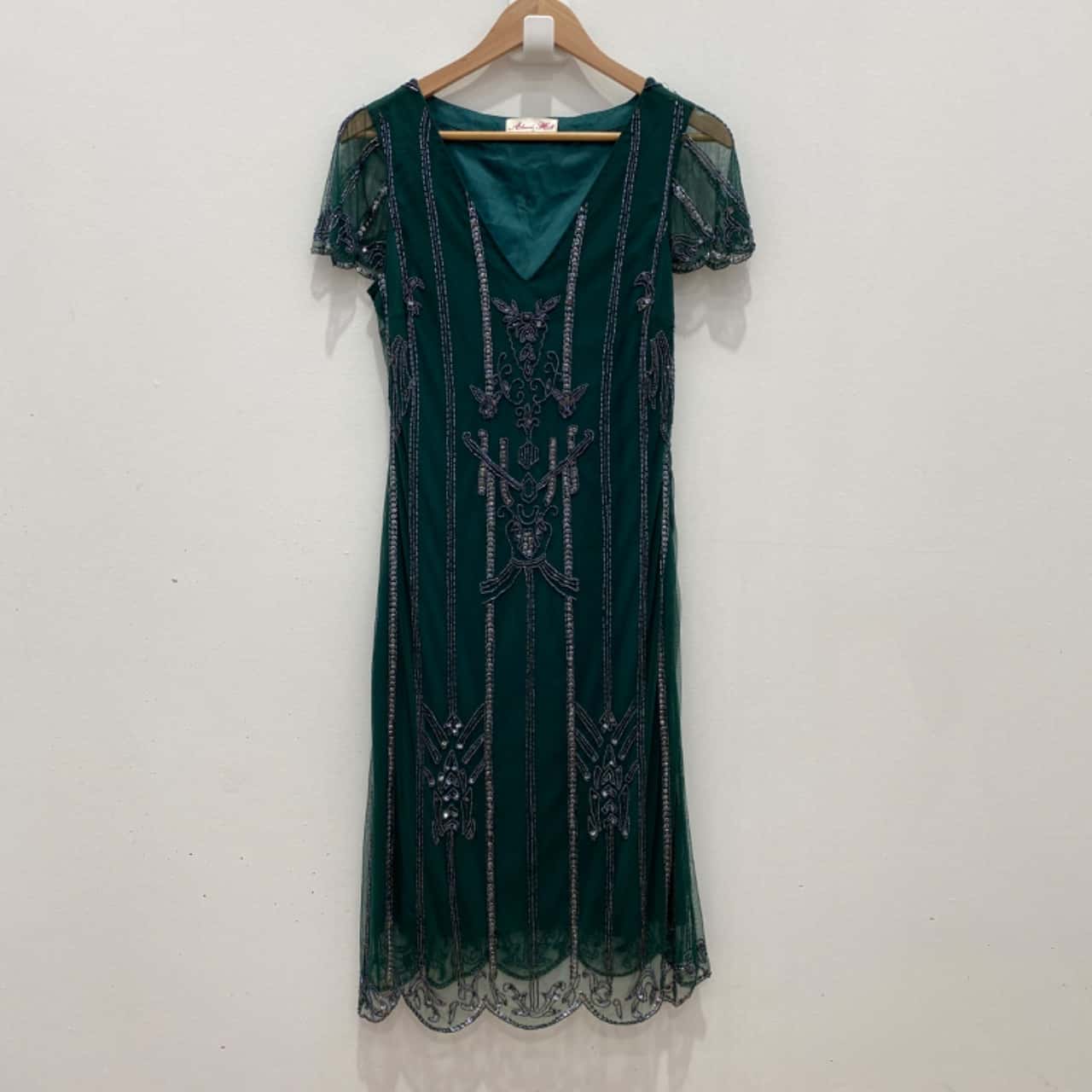 Alannah Hill Womens Beaded Dress Size 8 Emerald (s) - Used Very Good |  Salvos Stores