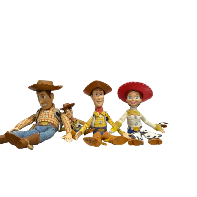 Toy Story Woody and Jessie Dolls (2 working) * Please see Description 