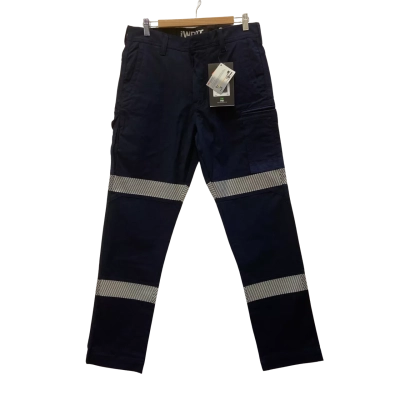 *NEW* FXD Workwear Men's WP◆3T - Reflective Stretch Work Pant Size 32"/82cm - Navy (RRP $114.95)