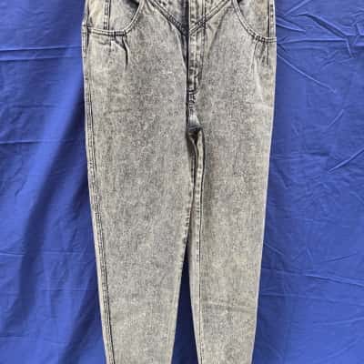  Womens vintage salute  Size 14 Distressed Jeans / High-Waisted Jeans Grey 
