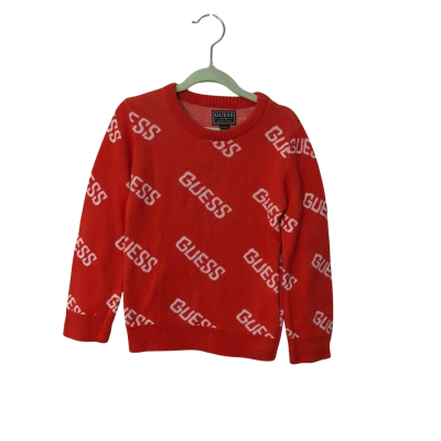 Guess Kids  Size 4 Jumper  Orange 