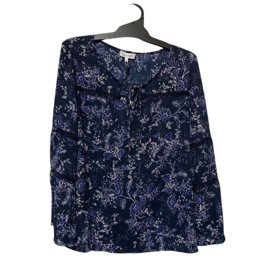 Table Eight Womens  Size 14 Blouse / Long Sleeve Top Navy Blue 