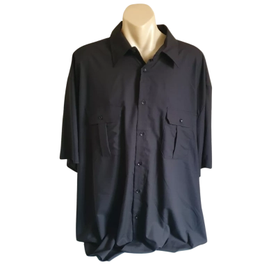 Cipollini Mens  Size XXXXXXXL (7XL) Business Shirt Black  BNWT