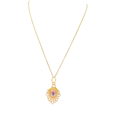  Women’s Pendant Gold / Purple 
