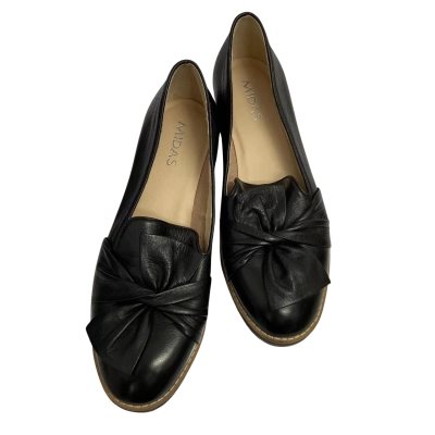 Midas Womens  Size 39 Flats Black  