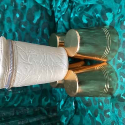 4 Anodised Aluminium Beakers in Zippered Case.