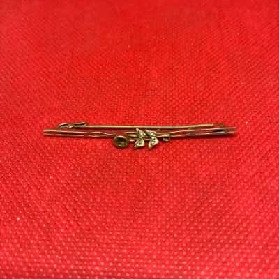 9ct stamped Womens Brooch Gold 