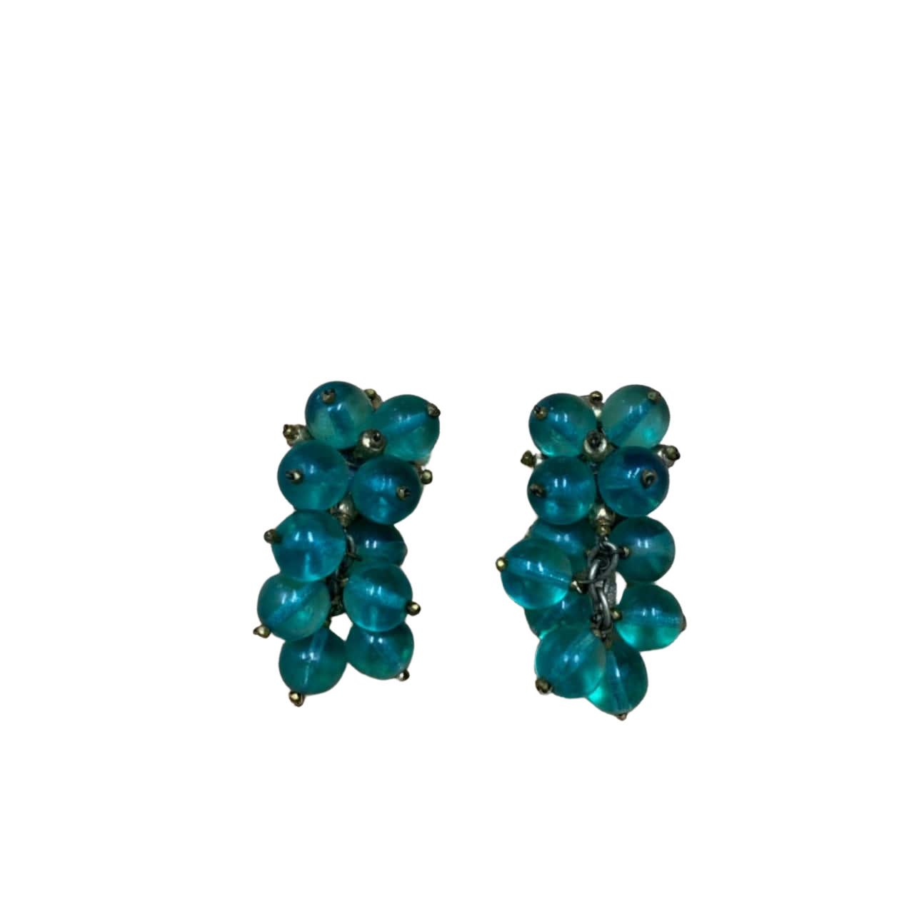 Womens Vintage Glass Drop ClipOn Earrings(s)