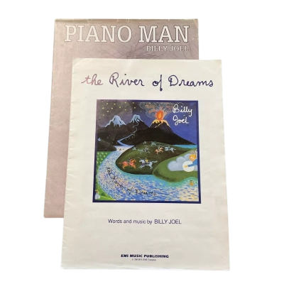 Billy Joel Sheet Music “The Piano Man” & “The River Of Dreams” 