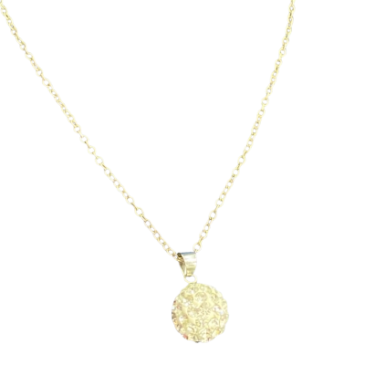  Womens Stirling silver crystal ball pendant 22cm drop Necklace 