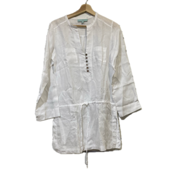 Sambag Womens Long Top Size XS White 