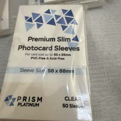  Prism Platinum Premium Photocard Sleeves 58\88mm (B19)