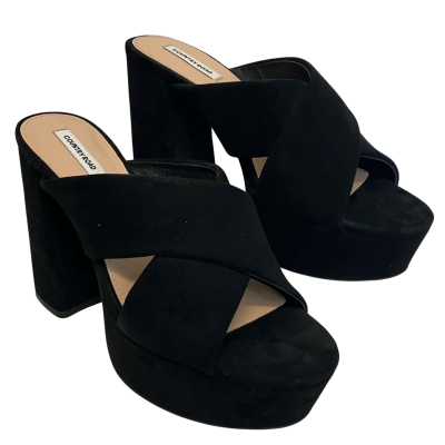 Country Road Womens  Size 40 platform heels Black  