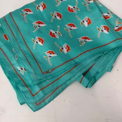  NEW - Floral Square Scarf 