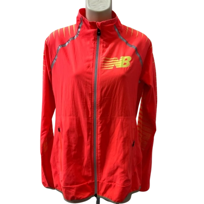 New Balance Womens Size M/12 Orange Jacket  