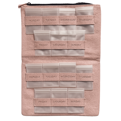 Dosey Weekly Pill Organizer /Travel Medication Pouch 