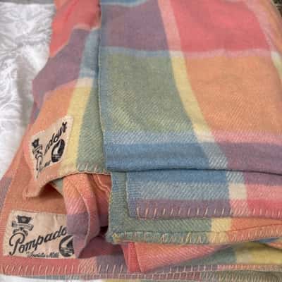 X2 Vintage Wool Blankets 
