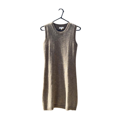 Womens Ellie Aitken Size S Cashmere Knit Dress Grey 