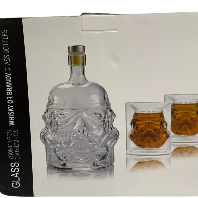 Stormtrooper Glass Whiskey Decanter Set