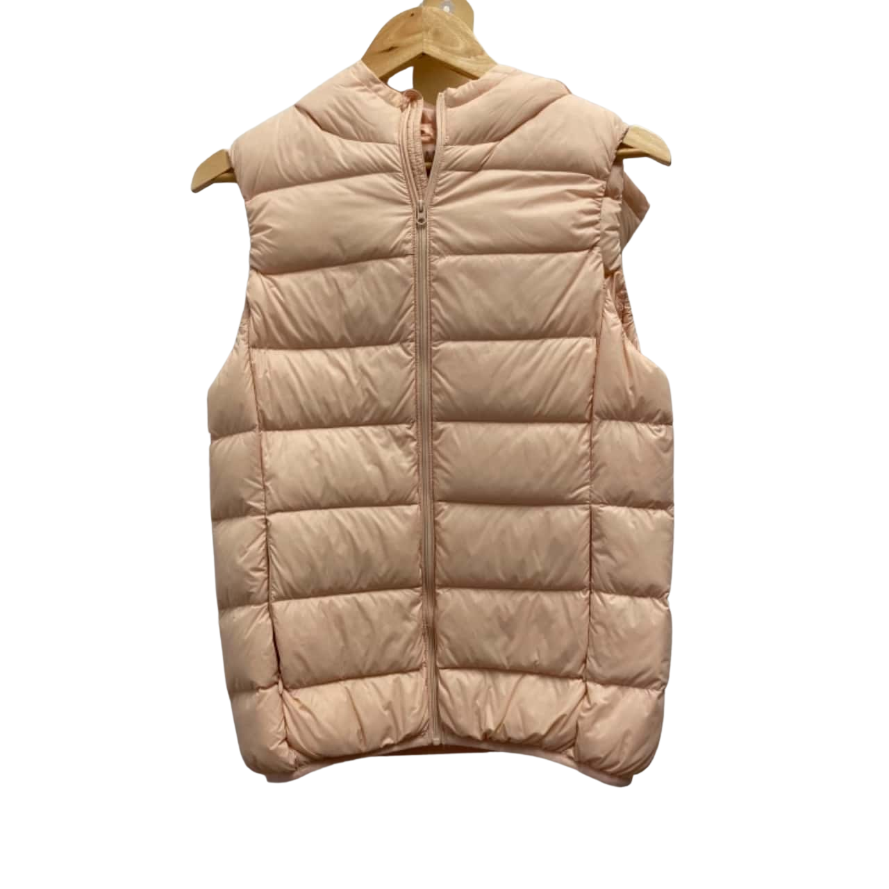 Cape Womens Size 16 Duck Down Puffer Vest Hoodie Jacket Pink(s)