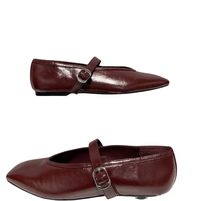 Blaq Womens  Size 9 Ballet Flats Maroon 