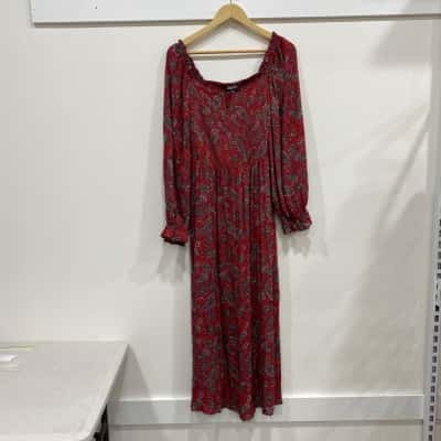 City Chic Womens  Size XS Maxi Dress Multicoloured 