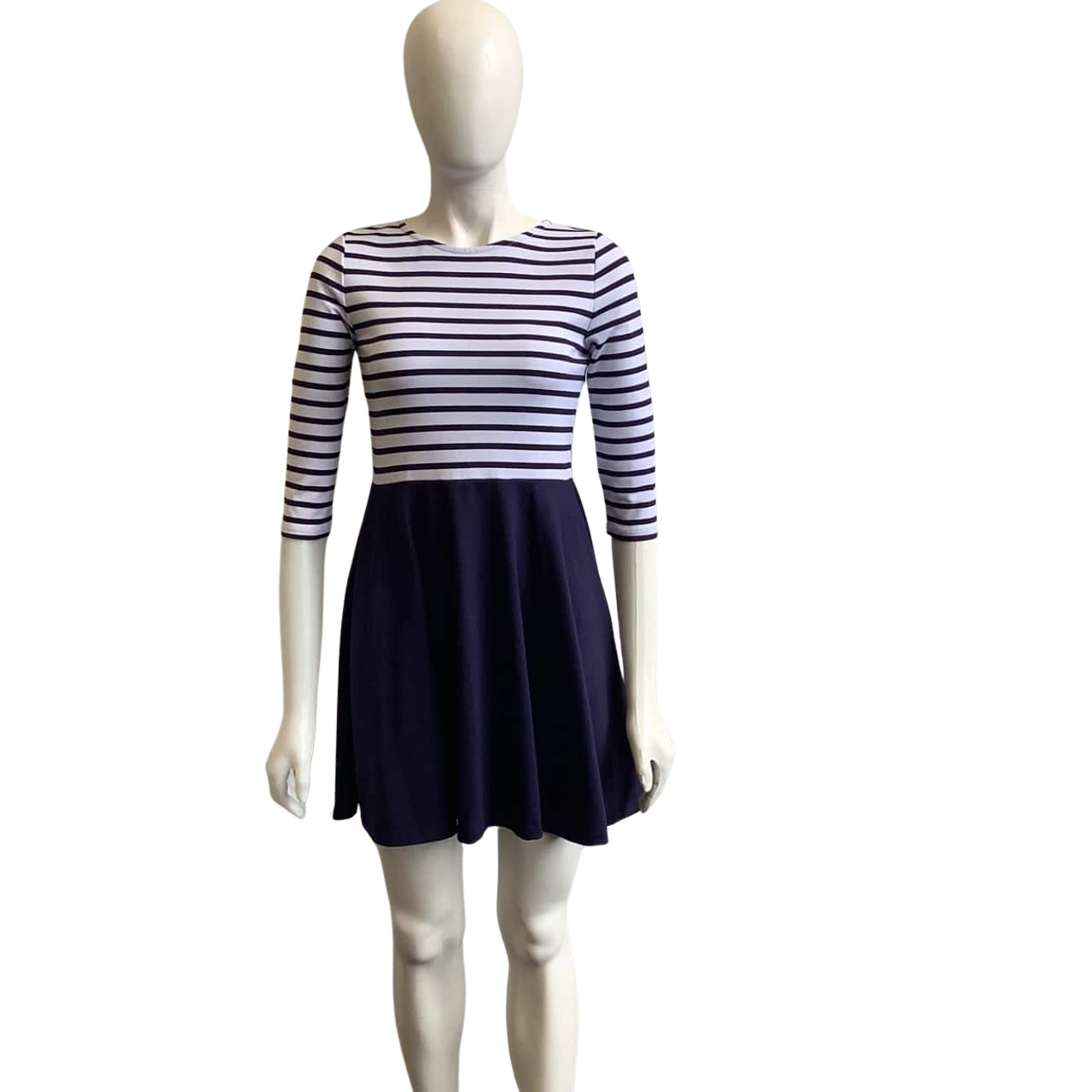 Polo Ralph Lauren Girls Size 16 Striped Dress Navy/White