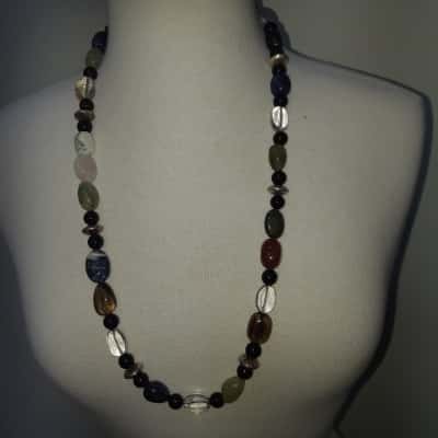 Large Assorted Stone Necklace