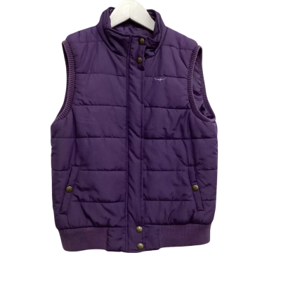 R.M.Williams Fillies Puffer Vest Kids  Size 12 Purple 