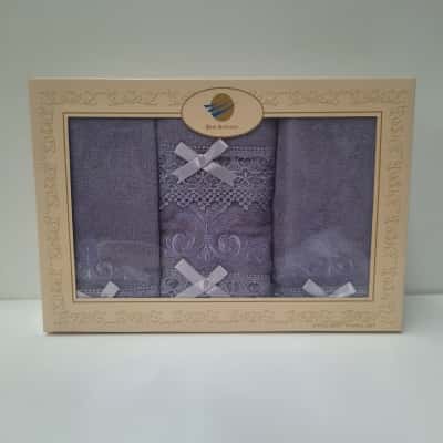 Best Selection Lavender Cotton Towel Set.