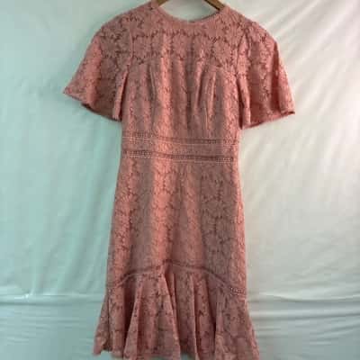Forever New Womens  Size 6 Midi Dress Pink  