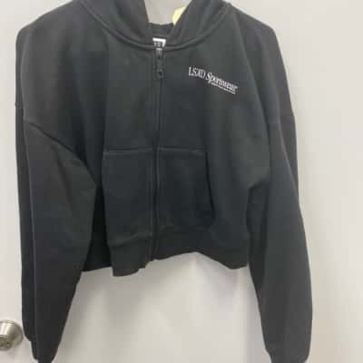 LSKD Womens  Size L Cropped Jumper Black  