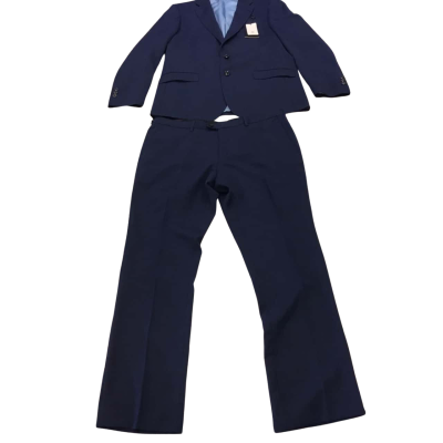 Oxford Men’s Size XL Navy Blue Wool Suit Jacket & Matching Size 38 Suit Trousers - BNWT - RRP$699