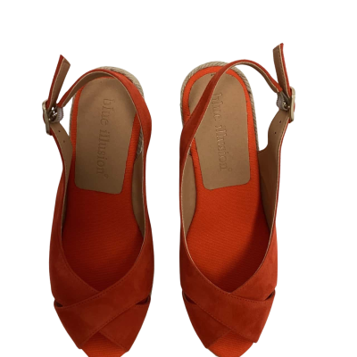 Blue Illusion Womens  Size 39 Sandals Orange 
