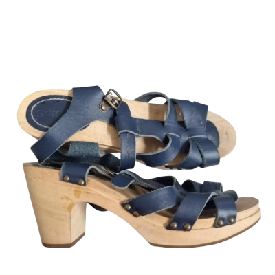 Gorman Women's Size 38 Clog Heels in Navy Blue / Other 