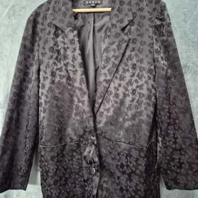 Sandro Womens  Size 10 Blazer Black  
