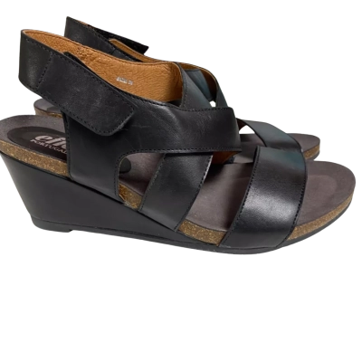 Womens Shoes Effegie Black Sandals Size 39