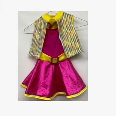 'Weissman' Girls/Toddler/ Size S Pink  / Yellow Dance Costume